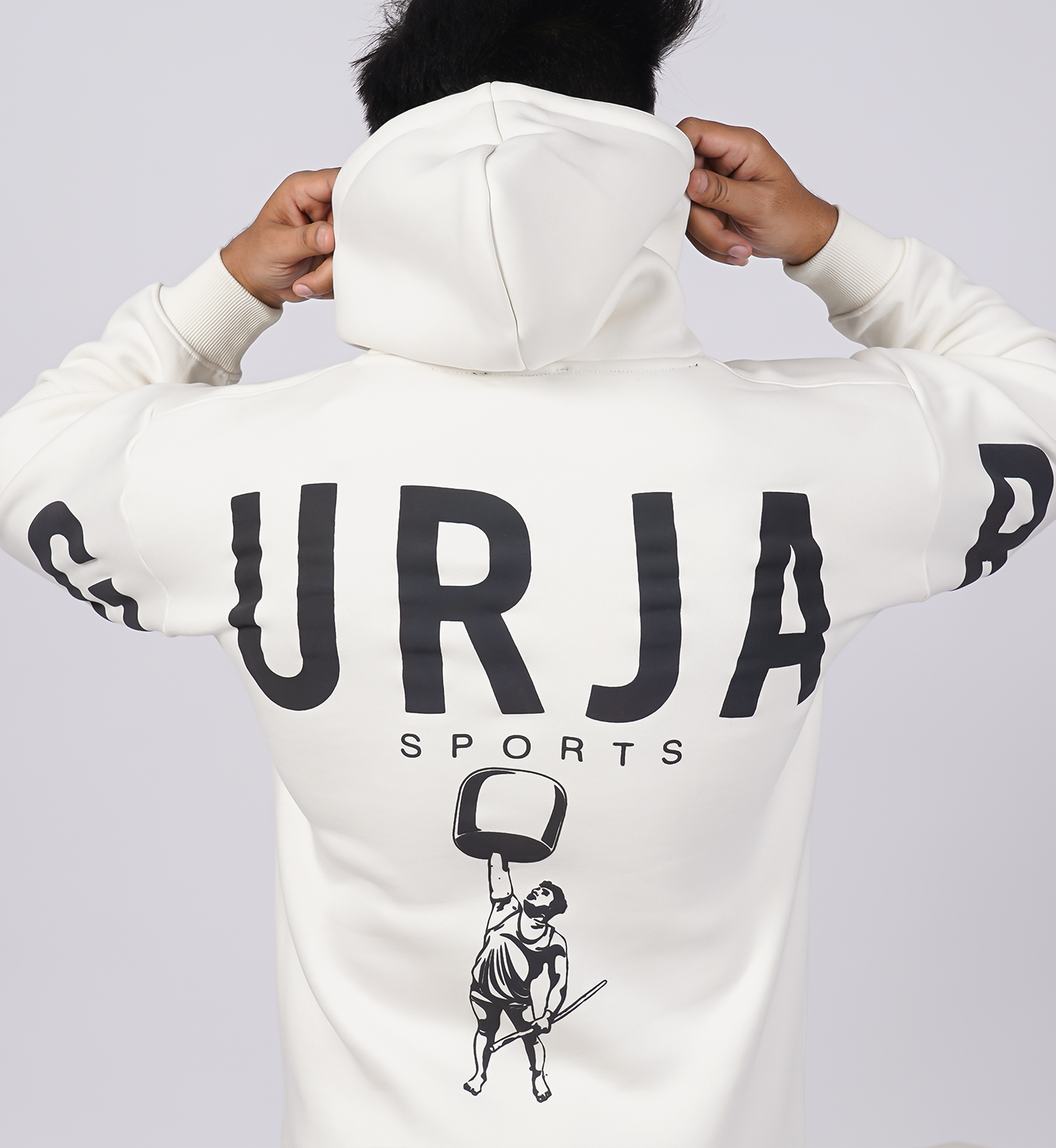 Premium Hoodies Enlarge - White