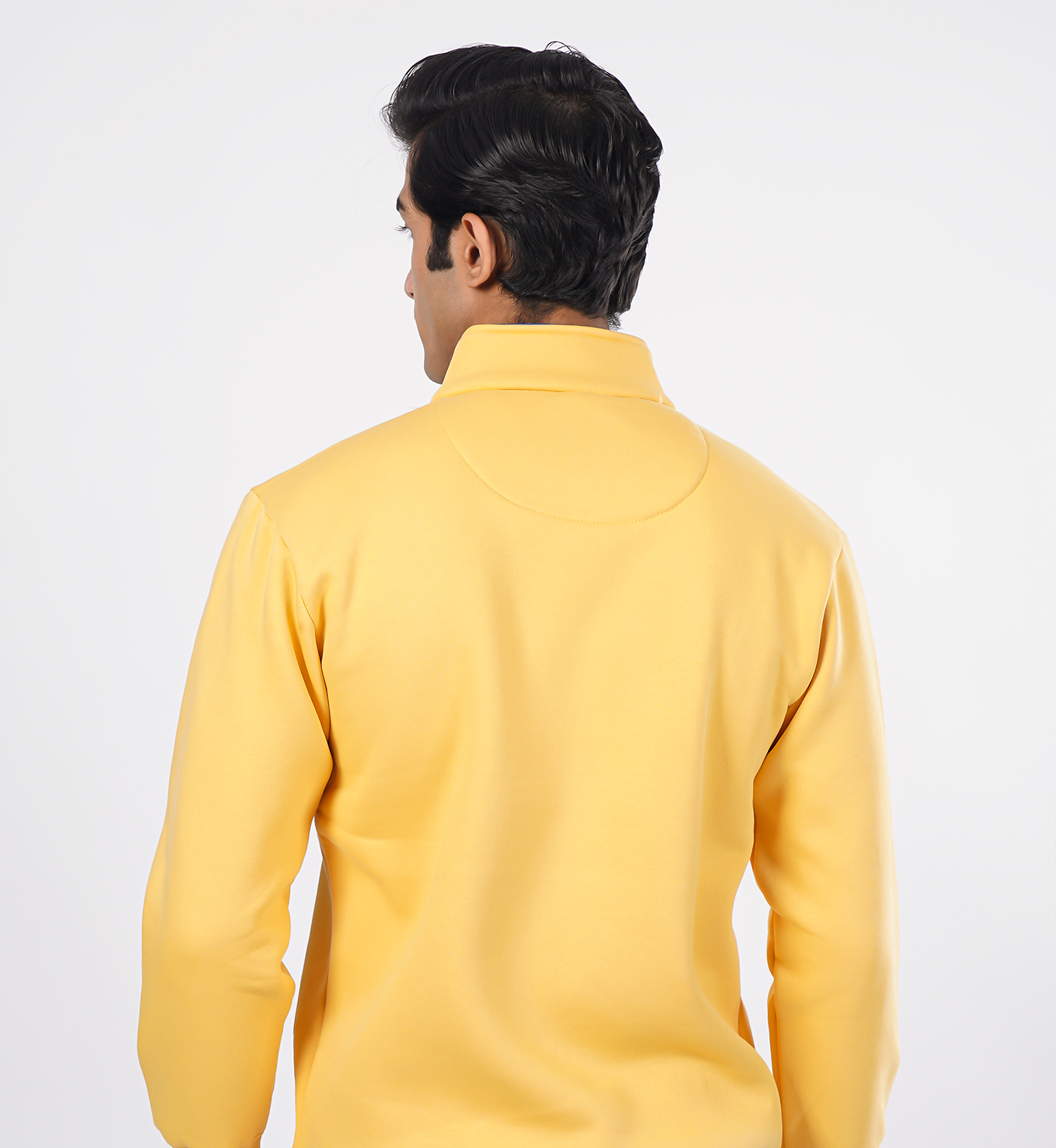 Premium half-zip Sweatshirts - Yellow